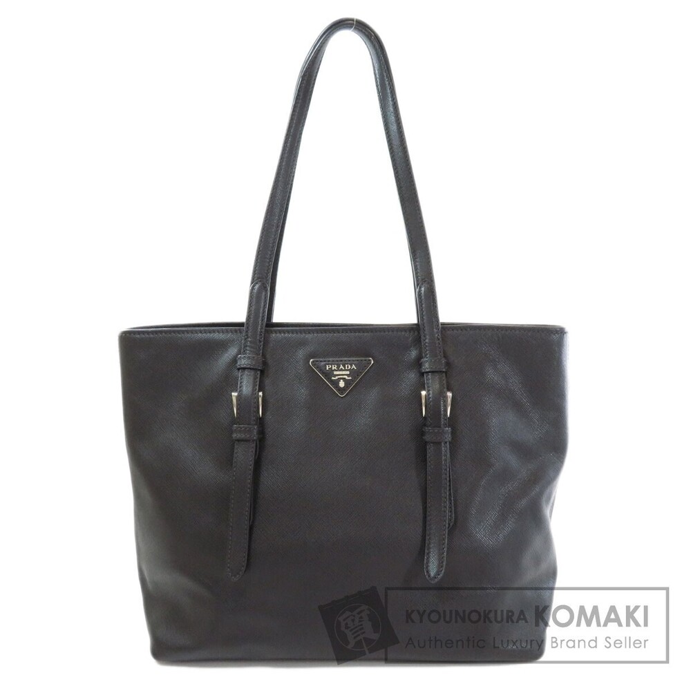 Prada Logo Saffiano Leather Tote Bag